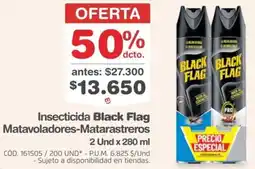 Makro Black flag insecticida matavoladores-matarastreros oferta