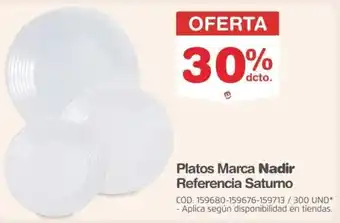 Makro Nadir platos marca oferta