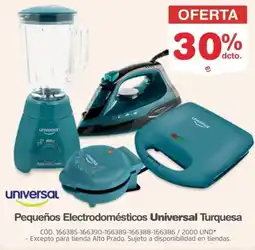 Makro Universal pequeños electrodomésticos turquesa oferta