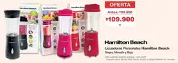 Makro Hamilton beach licuadoras personales hamilton beach oferta