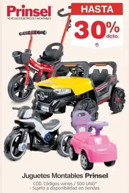 Makro Prinsel juguetes montables oferta