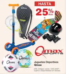 Makro Qmax juguetes deportivos oferta