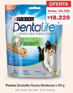 Makro Dentalife purina razas medianas oferta