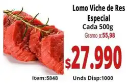 Mercamio Lomo viche de res especial cada oferta