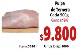 Mercamio Pulpa de ternera cada oferta