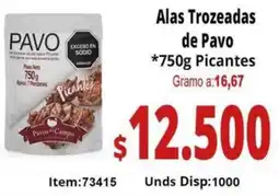 Mercamio Alas trozeadas de pavo picantes oferta
