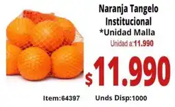 Mercamio Naranja tangelo institucional oferta