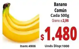 Mercamio Banano común cada oferta