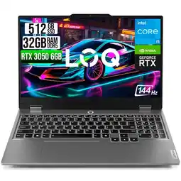 Falabella PORTATIL LOQ 15IAX9 INTEL CORE I5 12450HX SSD 512GB RAM 32GB RTX 3050 6GB 15,6 FHD oferta