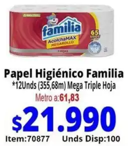 Mercamio Familia papel higiénico oferta