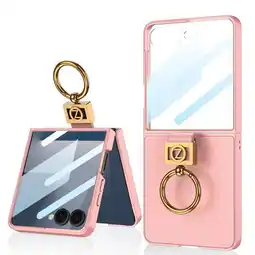 Falabella Estuche GKK Leather Anillo Deluxe + Glass para Samsung Z Flip7 Rosa oferta