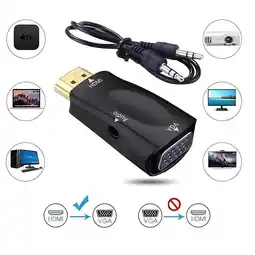 Falabella Adaptador Convertidor Compatible con HDMI a VGA Perduoutlet oferta
