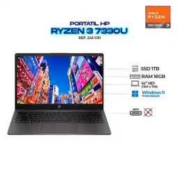 Falabella PORTATIL G10 RYZEN 3 7330U 14 HD - RAM 16GB - SSD 1TB + MOUSE + FUNDA oferta