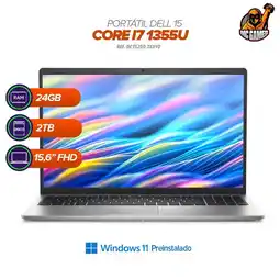 Falabella Portátil Inspiron 15 DC15250 / Intel Core i7-1355U / 24GB RAM / 2TBSSD/15.6”FHD oferta