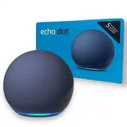 Falabella Alexa Echo Dot 5ta Gen Asistente Virtual Parlante Azul oferta