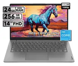 Falabella PORTATIL V14 G4 IRU INTEL CORE I3-1315U 24GB RAM 256 GB SSD 14 FHD oferta