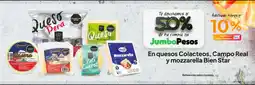 Jumbo En quesos Colacteos, Campo Real y mozzarella Bien Star oferta