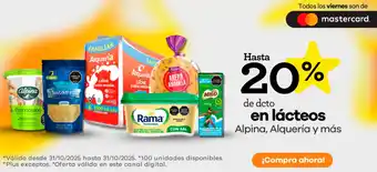 En lácteos alpina, alquería y más