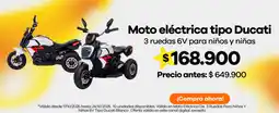 Éxito Ducati moto eléctrica tipo oferta