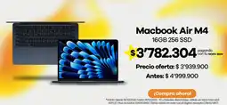 Éxito Macbook Air M4 oferta