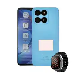 Falabella Celular Play 9A 256GB 4GB Ram Azul + Smartwatch oferta