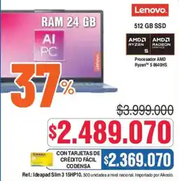 Alkosto Lenovo laptop oferta