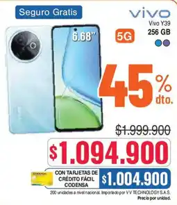 Alkosto Vivo Y39 oferta