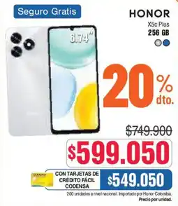 Alkosto Honor X5c Plus oferta