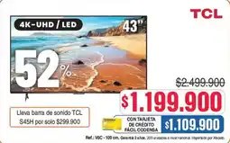 Alkosto TCL Smart TV 43" oferta