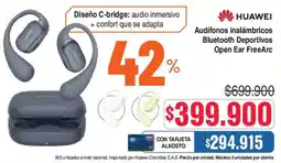 Alkosto Huawei Bluewtooth Deportivos Open Ear FreeArc oferta