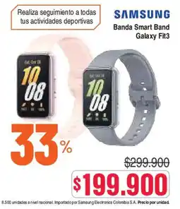 Alkosto Samsung Smart Band Galaxy Fit 3 oferta