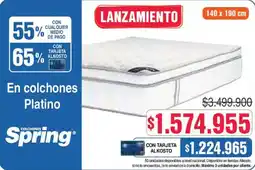 Alkosto Colchones Spring oferta