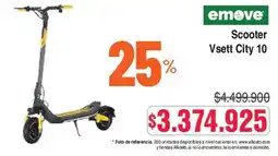 Alkosto Emove Scooter Vsett City 10 oferta