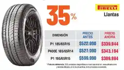 Alkosto Pirelli llantas P1 185/65R15 oferta