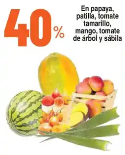 Alkosto En papaya, patilla, tomate tamarillo, mango, tomate de árbol y sábila oferta