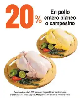 Alkosto En pollo entero blanco o campesino oferta