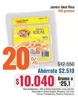 Alkosto Rica jamón ideal oferta
