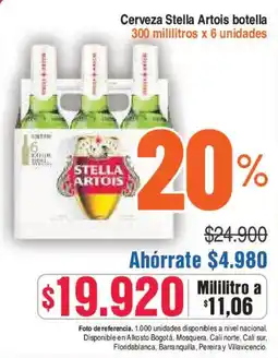Alkosto Stella Artois cerveza oferta