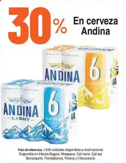 Alkosto En cerveza Andina oferta