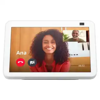 Falabella Echo Show 8 2da Generación Asistente Alexa Blanco oferta