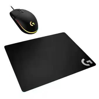 Falabella Mouse Gamer G203 Lightsync 8000dpi + Pad Mouse G240 oferta