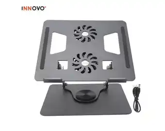 Falabella Base Soporte Para Portátil Giratoria 2 Ventiladores Plegable Metálica oferta