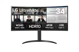 Falabella Monitor Curvo Ultrawide 34WR55QK 34IN 100HZ QHD oferta