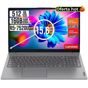 Falabella PORTATIL V15 AMD RYZEN 5 7520U SSD 512GB RAM 16GB 15,6 FHD oferta