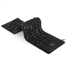 Falabella Teclado Flexible para Computador o Tablet Negro oferta