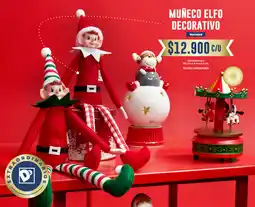 Tiendas D1 Muñeco elfo decorativo oferta