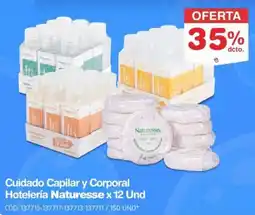 Makro Naturesse cuidado capilar y corporal hotelería oferta