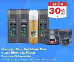 Makro Kleer lac shampoo, cera, gel vitane men y laca strong oferta