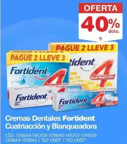 Makro Fortident cremas dentales cuatriacción y blanqueadora oferta