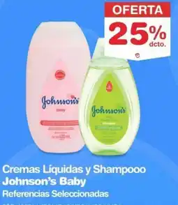 Makro Johnson's baby cremas líquidas y shampoo oferta